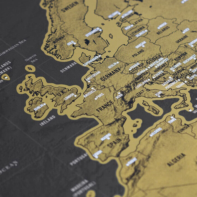🔥LAST DAY 60% OFF🔥Scratch Map of the World-FREE SHIPPING