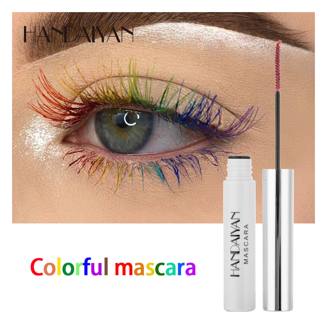 Double Usuage Thick and Curve Make-up Colorful No Smudge Mascara & Eyebrow
