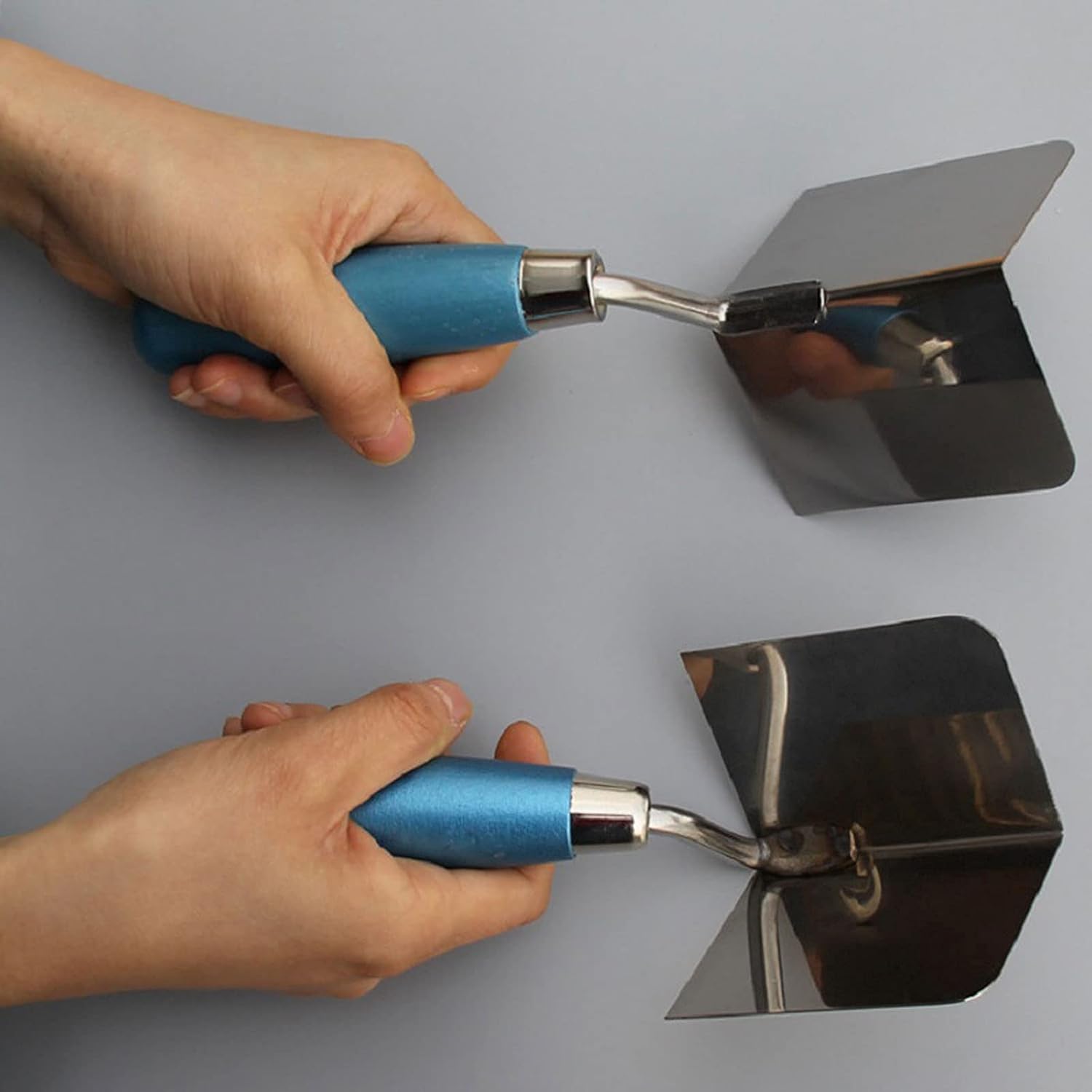 Espátula de gesso Perfect 90 graus Grip ergonômico canto borracha ferramenta de canto espátula drywall canto