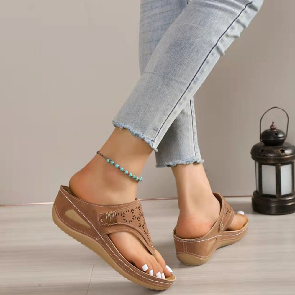 [#1 TRENDING SUMMER 2024] Women's Summer Wedge Non-Slip Beach Sandals 🔥