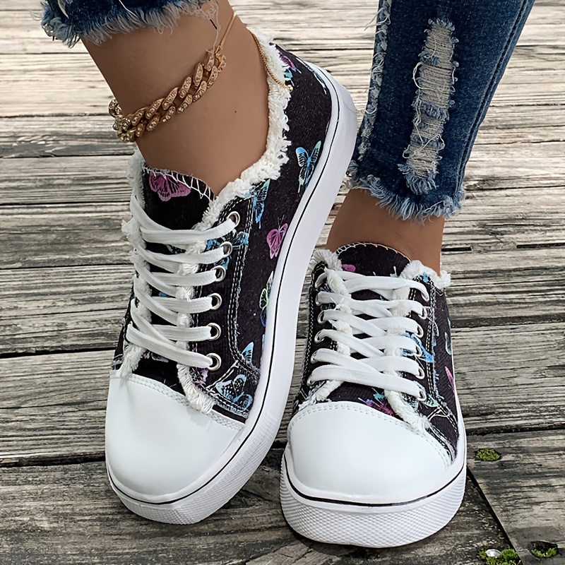 Women's Print Orthopedic Canvas Sneakers