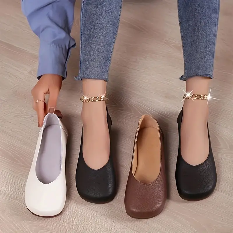🔥Women's Leather Soft-soled Non-slip Shoes