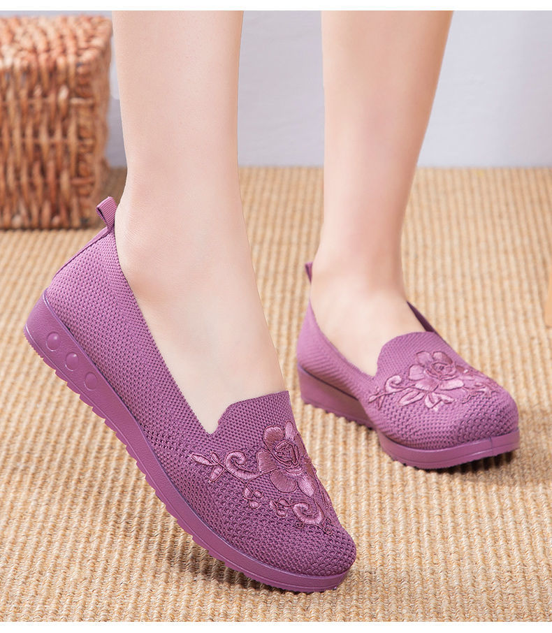 2023 new comfortable soft sole breathable non-slip printed women's shoes
