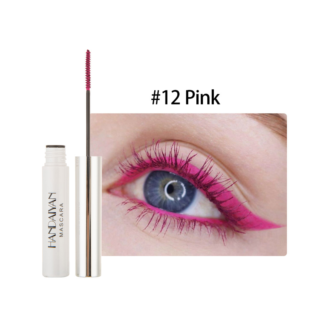 Double Usuage Thick and Curve Make-up Colorful No Smudge Mascara & Eyebrow