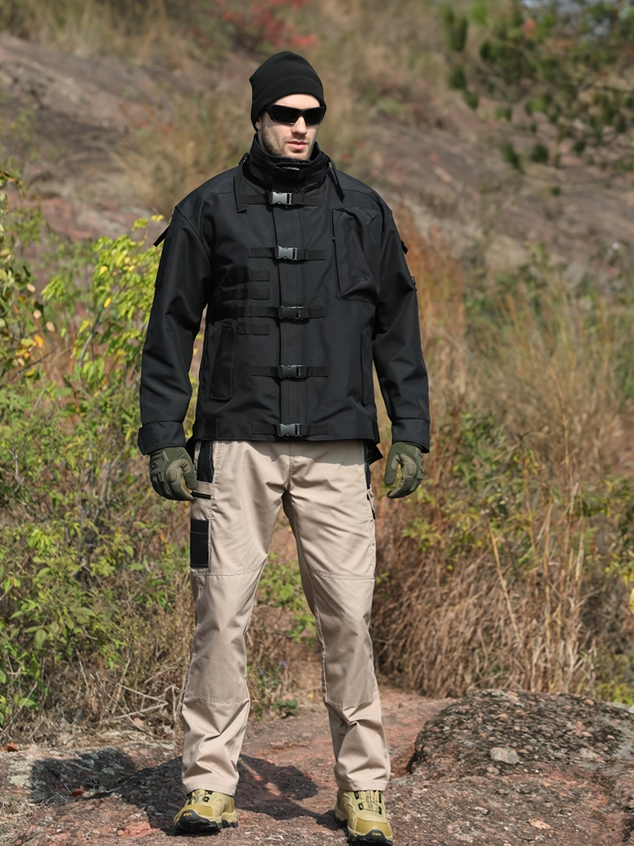 Men's Tactical Cargo Pants | Durable Multi-Pocket Work Pants for Outdoor, Construction, Hiking & Trekking