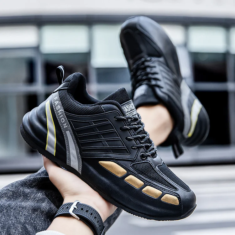 Men's Breathable Leather Sneakers(Big Sale💥)-Zittor