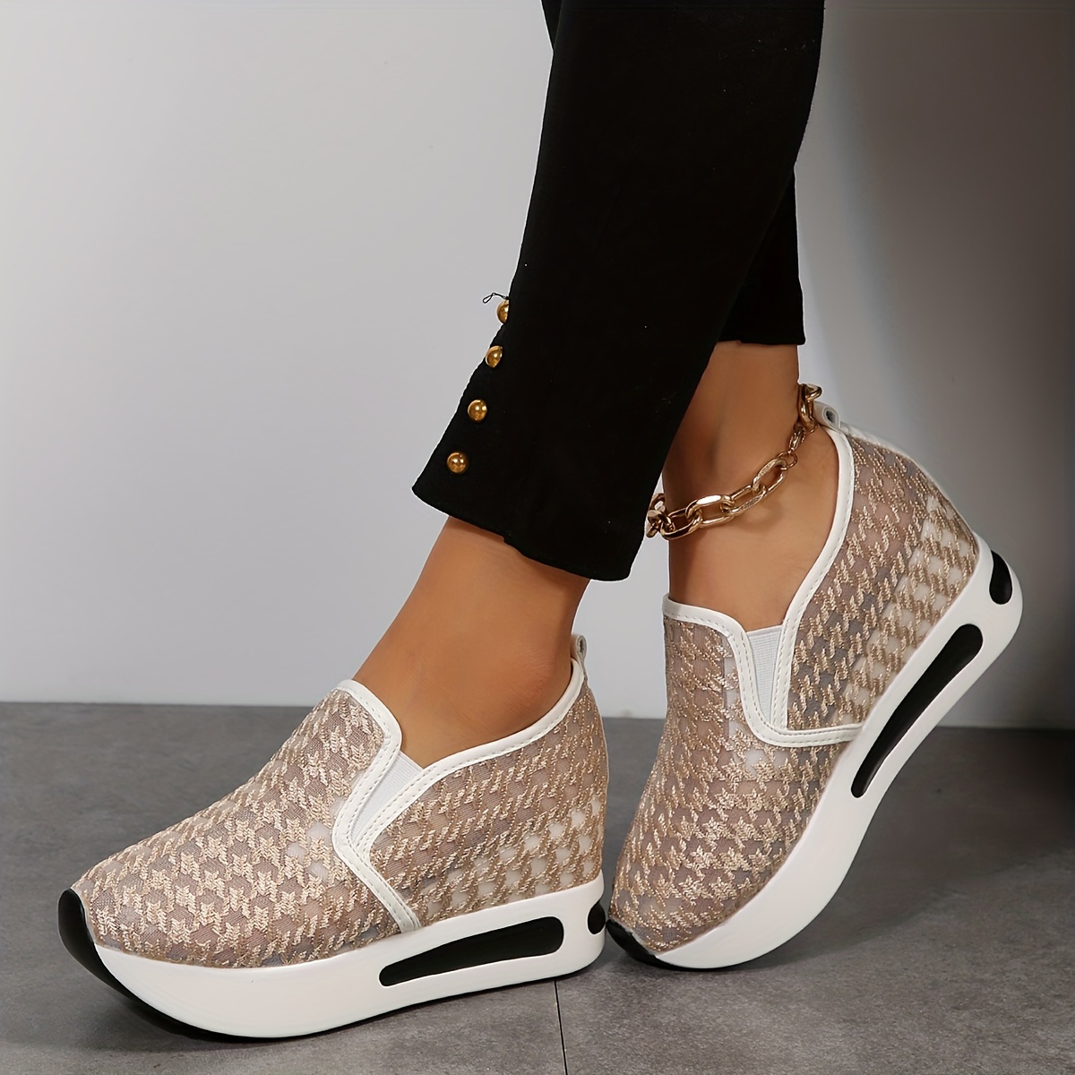 Women's Comfortable Orthopedic Floral Lace Platform Shoes