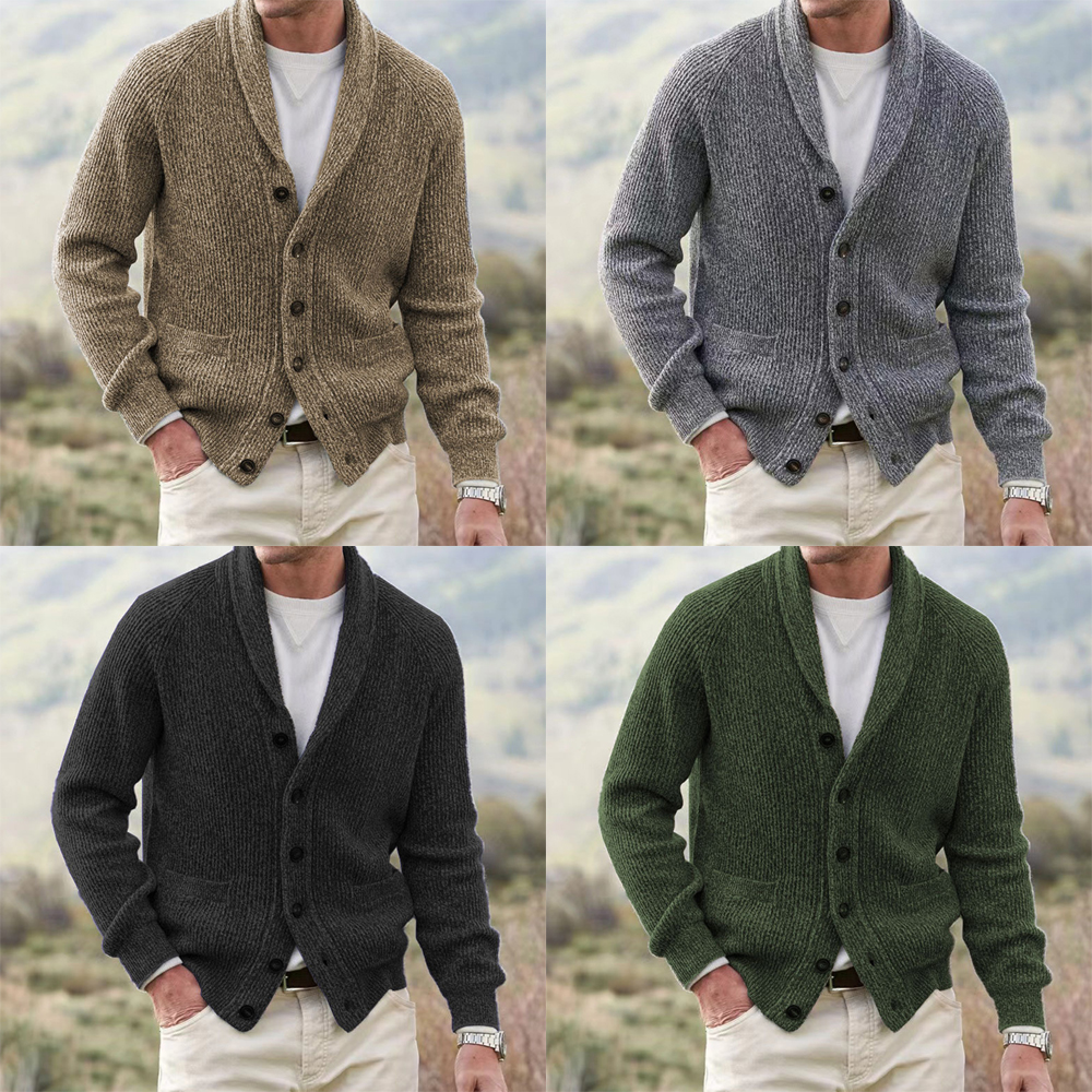 MEN'S CASUAL WARM CARDIGAN SWEATER COAT