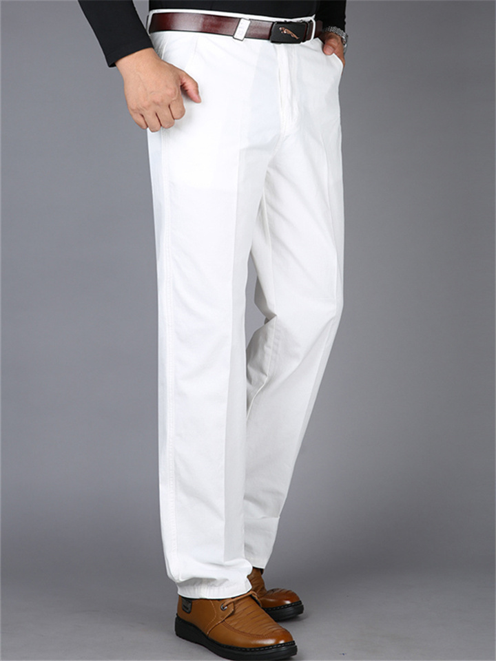 Men's Business Casual Cotton Linen Pants