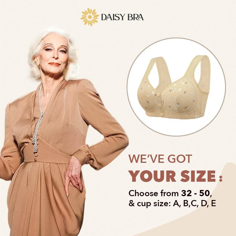 Daisy Bra - COMFORTABLE & CONVENIENT FRONT BUTTON BRA