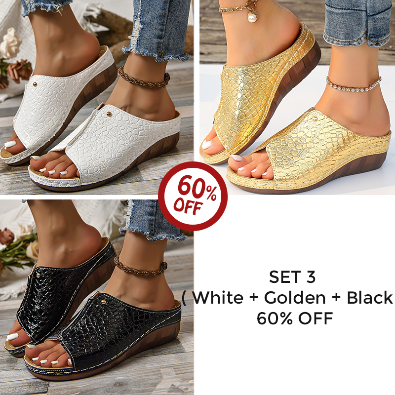 🔥Last Day Sale 70%🔥 Comfortable Orthopedic Flat Sandals for Women!