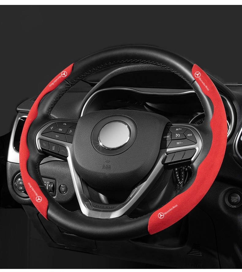 Suede Steering Wheel Cover