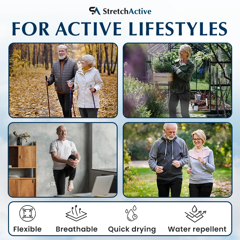 StretchActive - Unisex Ultra Stretch Quick Drying Pants