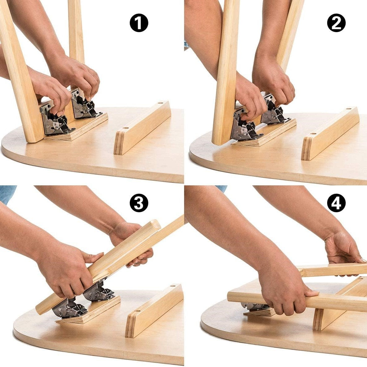 Foldable Self-Locking Hinge