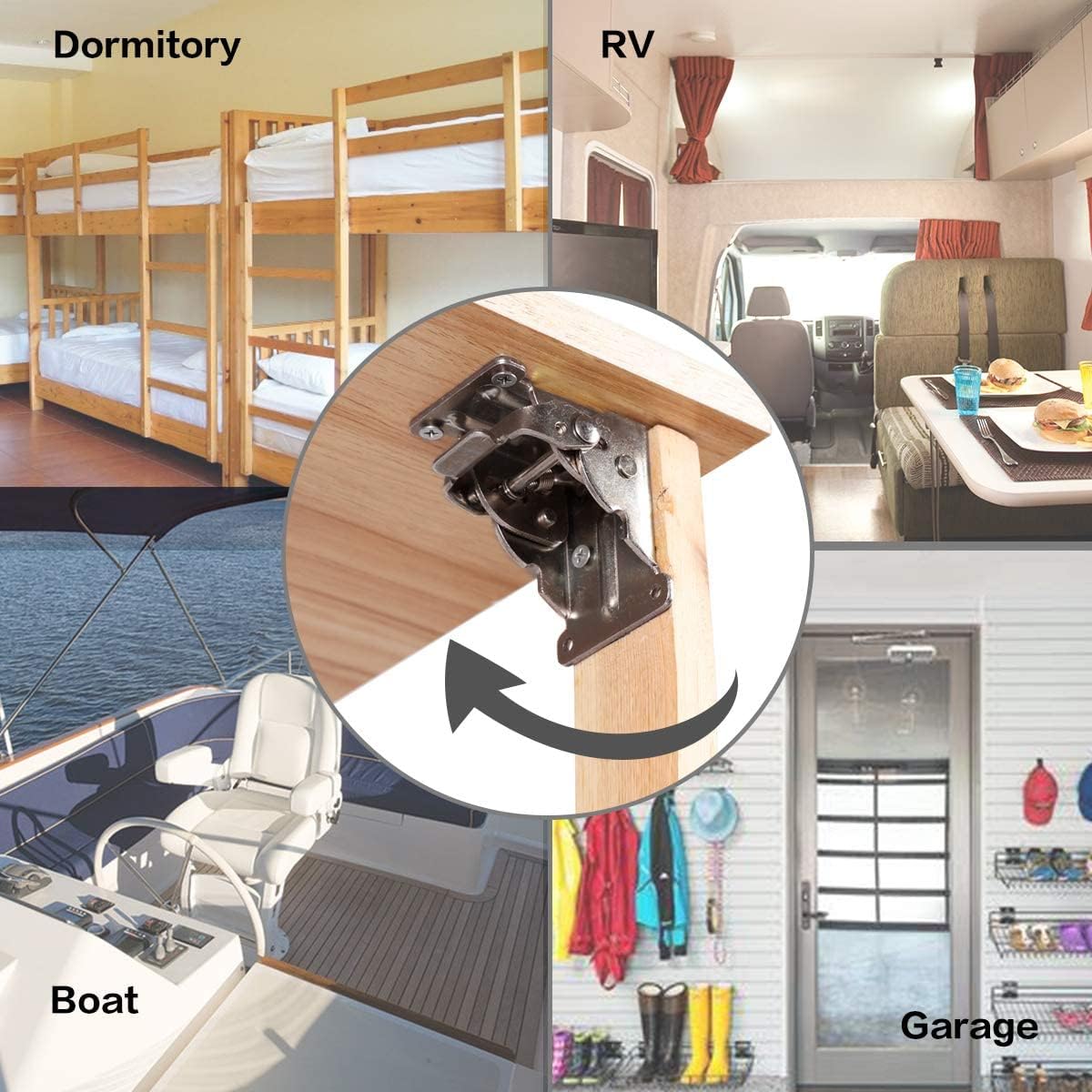 Foldable Self-Locking Hinge