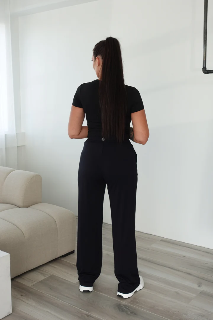 ULTRA SOFT STRAIGHT PANTS (LONGER VERSION)