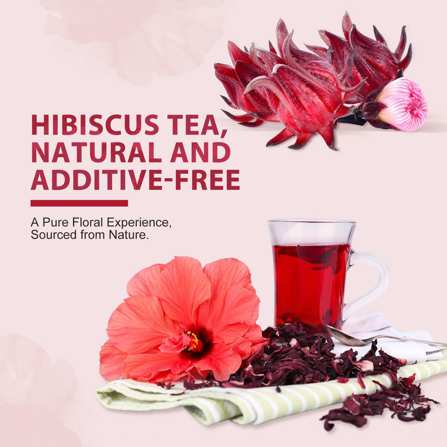 Natural Hibiscus Herbal Tea – Daily Wellness Drink