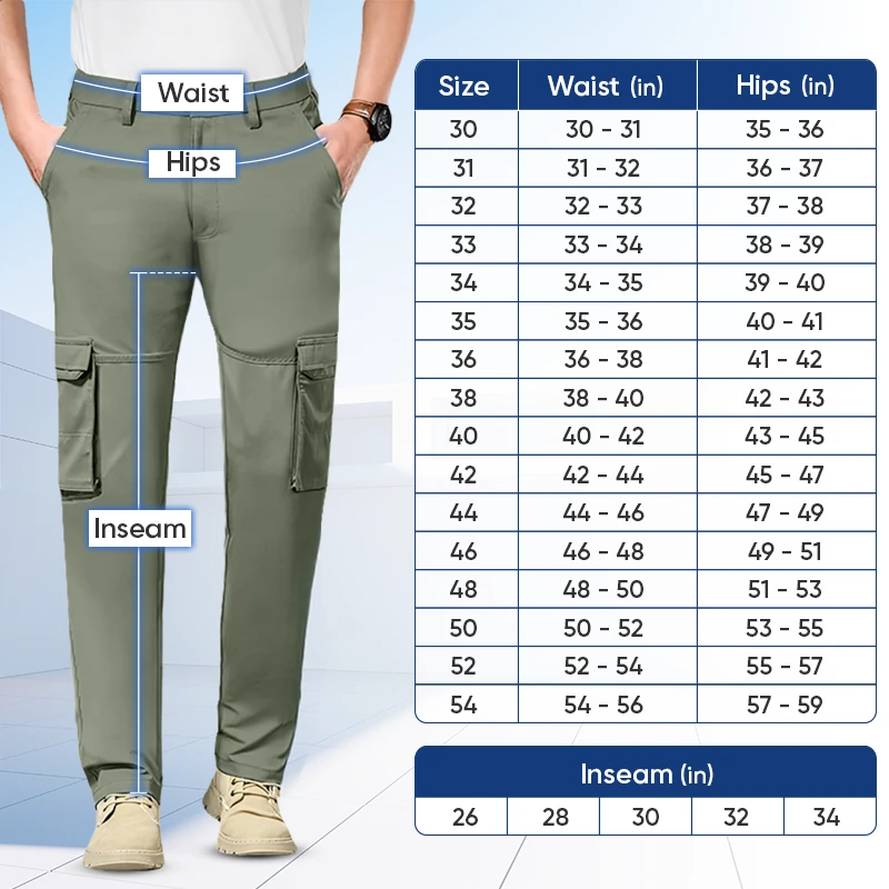Super Stretch Ice-Silk Comfort Cargo Pants
