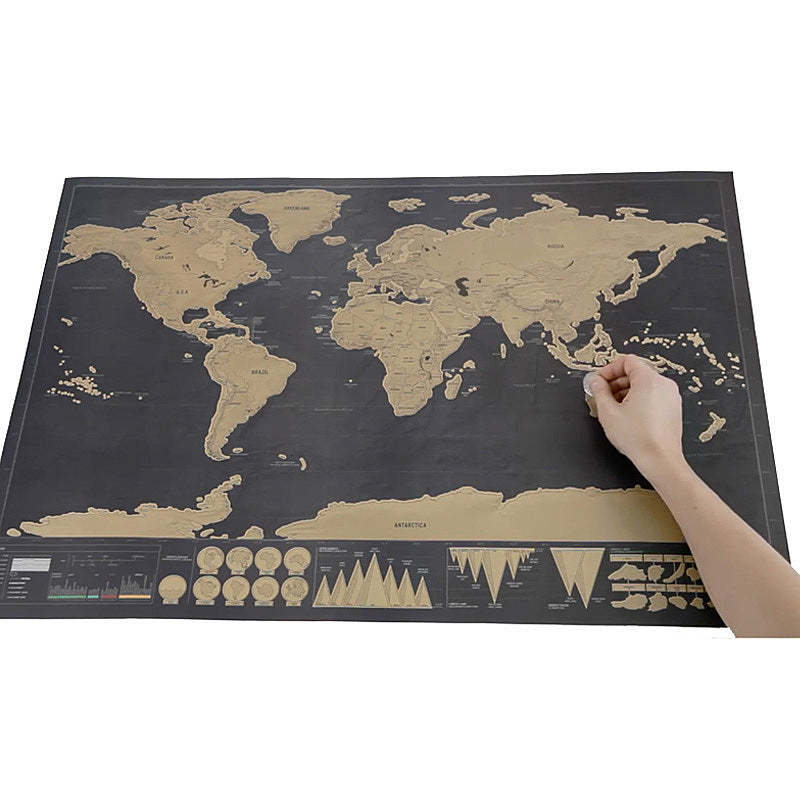🔥LAST DAY 60% OFF🔥Scratch Map of the World-FREE SHIPPING
