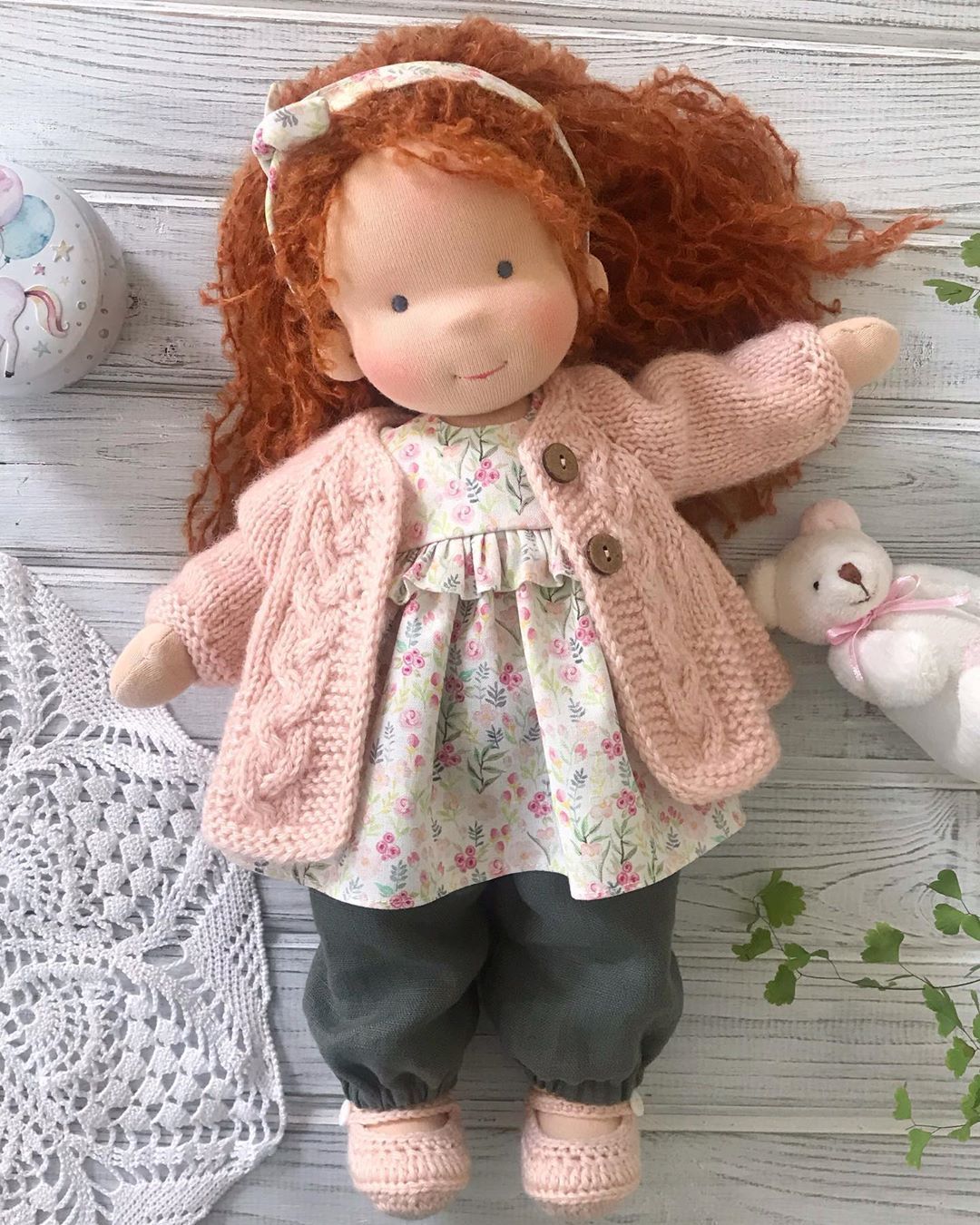 Handmade Waldorf  Doll - Gina