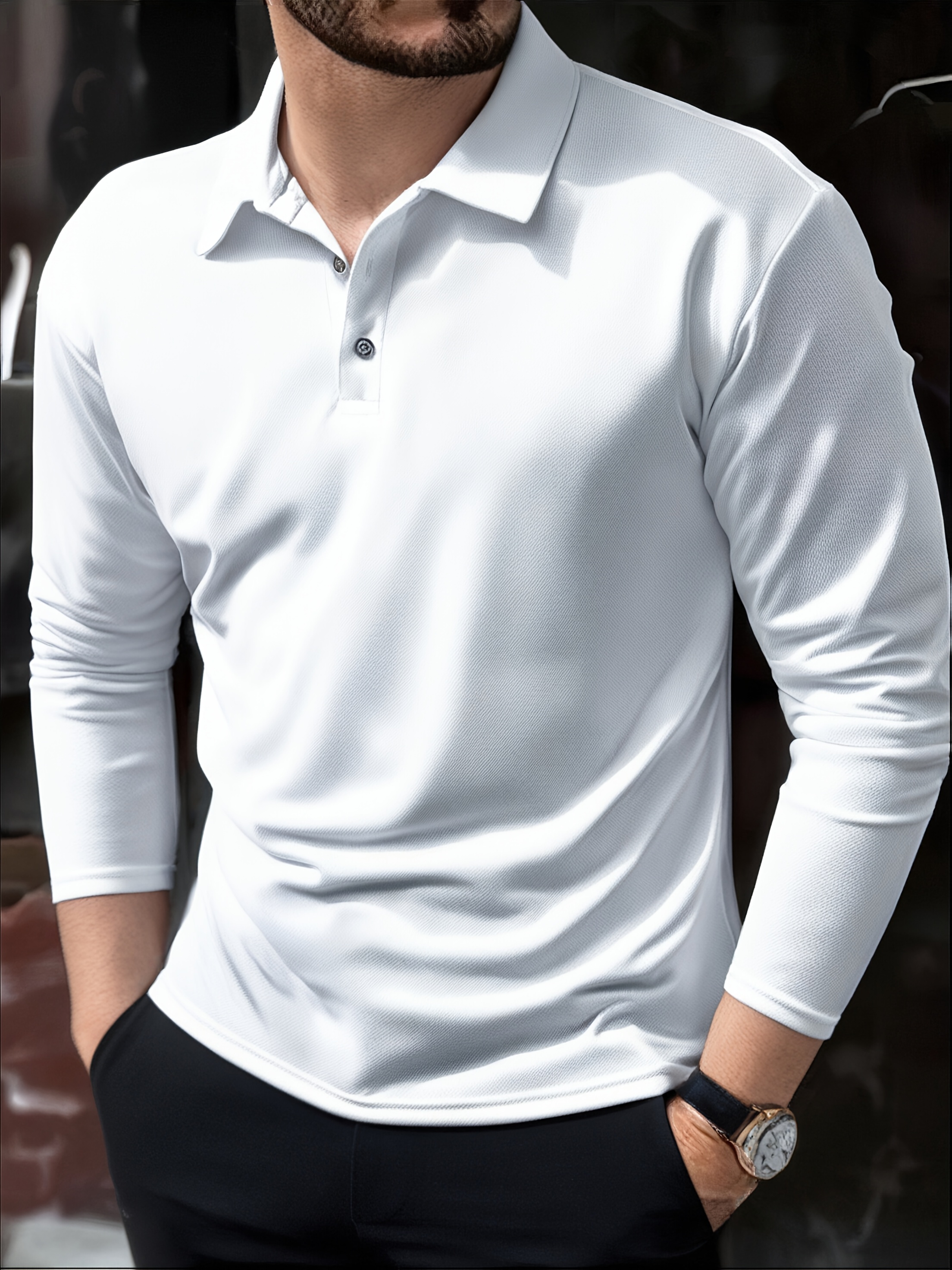 Men's Casual Comfortable Classic Polo Shirts