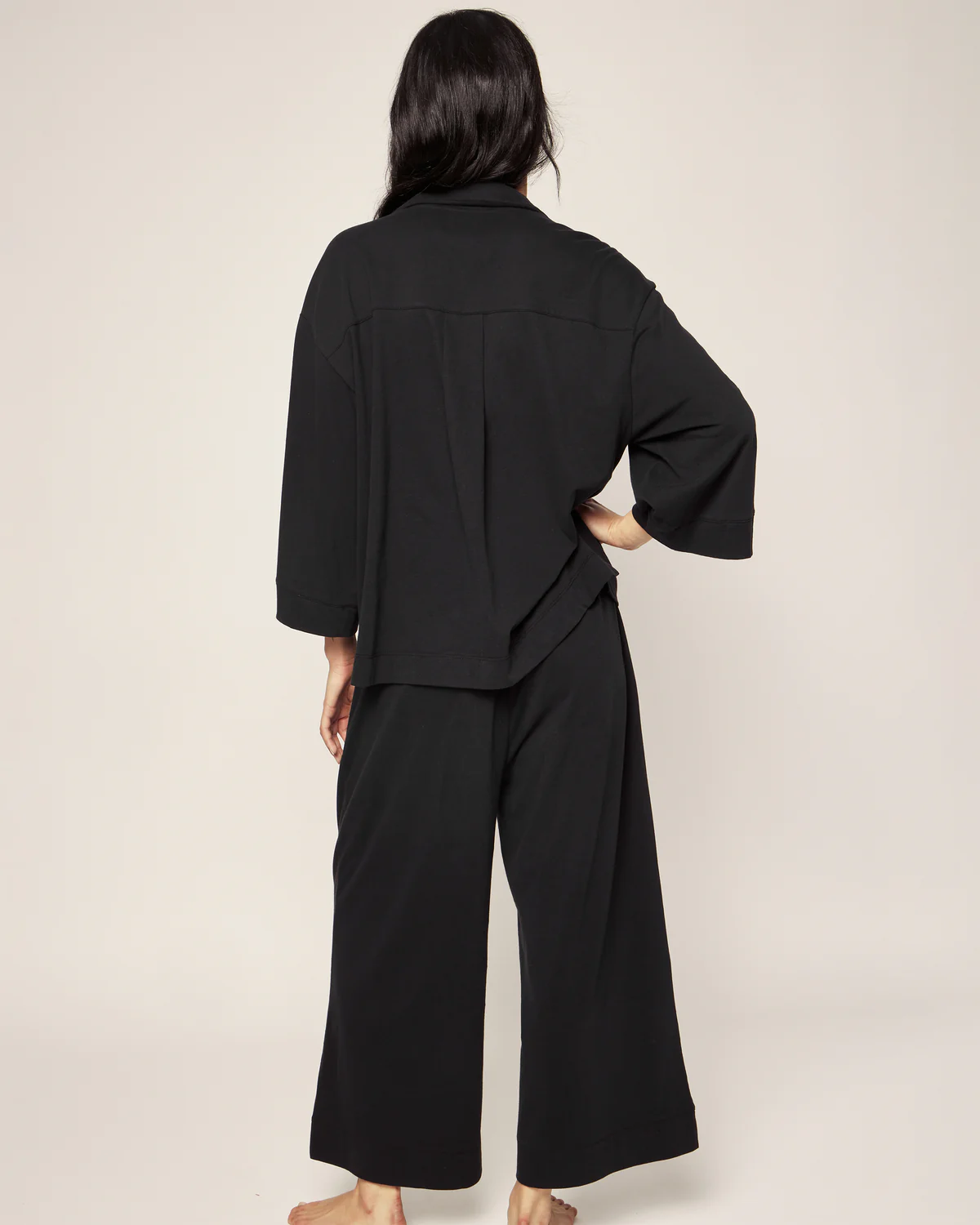 The Olivia Wide-Leg Pima Cotton Pajama Set