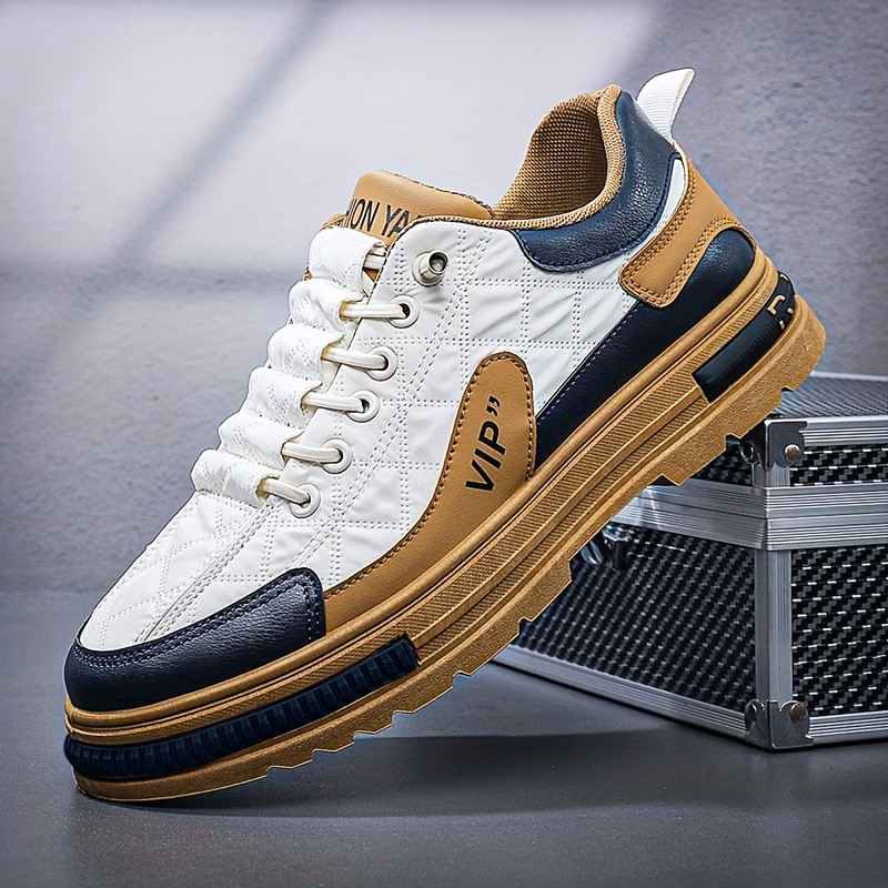 Trendy Color Block Men's Casual Air Sneakers