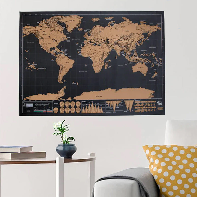 🔥LAST DAY 60% OFF🔥Scratch Map of the World-FREE SHIPPING