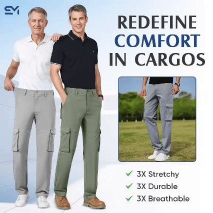 Super Stretch Ice-Silk Comfort Cargo Pants