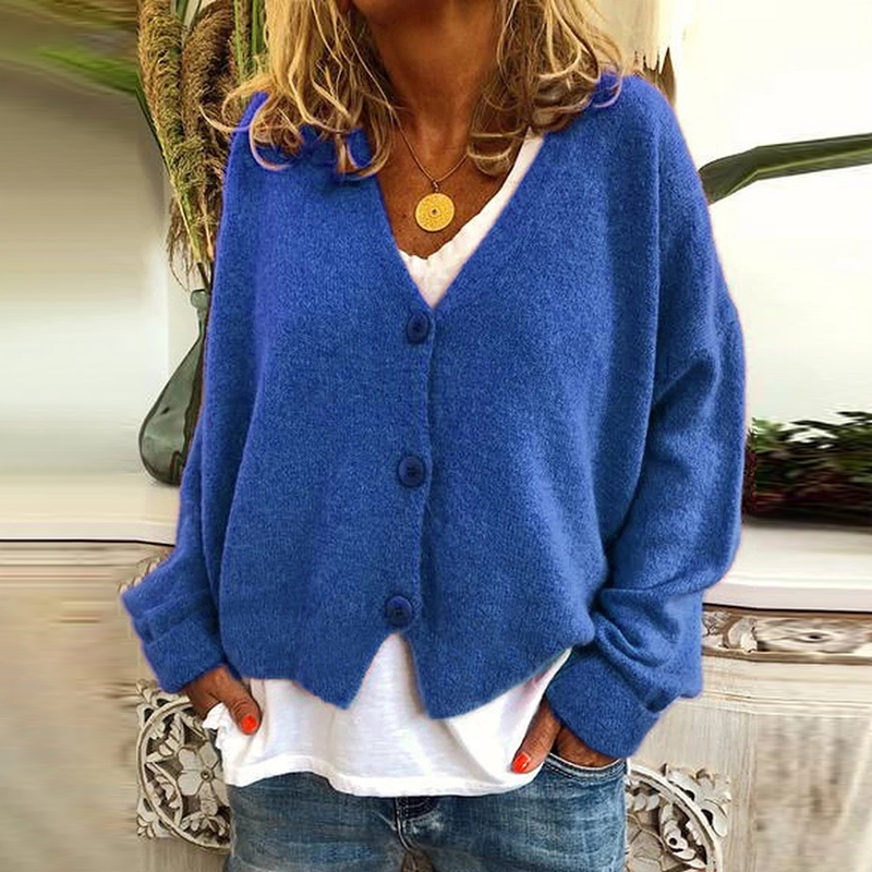 Button Down Casual Comfy Knitwear