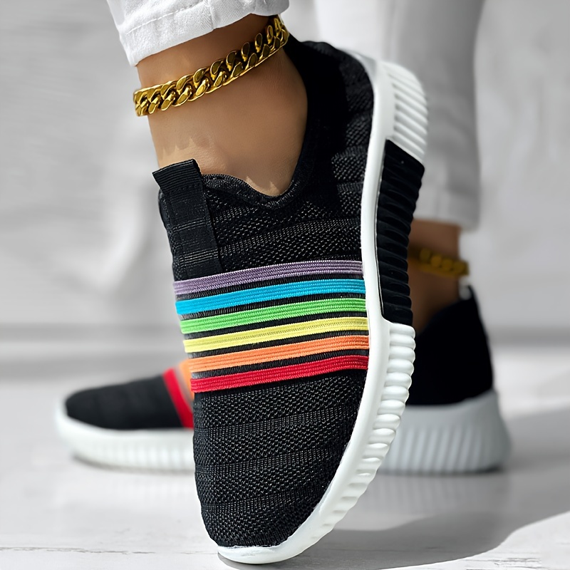 Women's Colorful Knitted Sneakers
