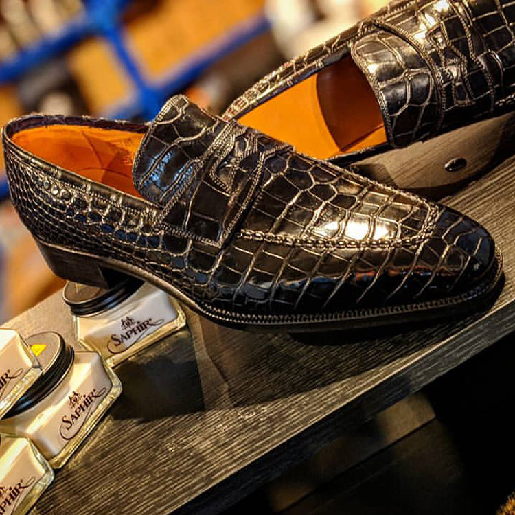 Crocodile Alligator Loafers-Zittor