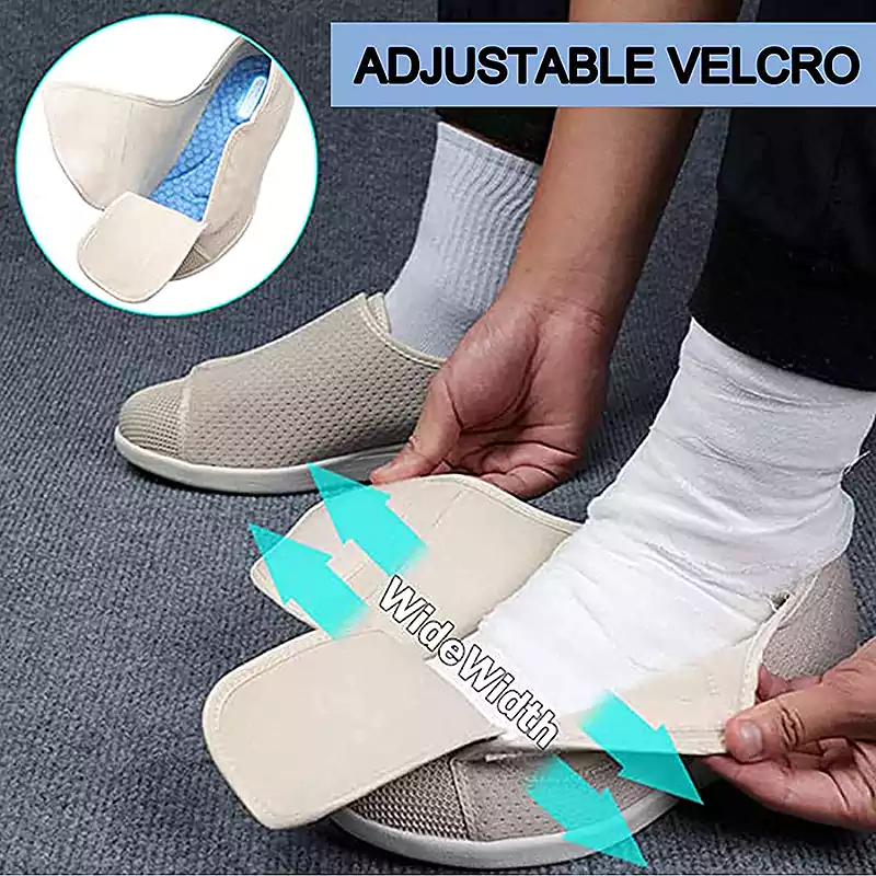 Velcro Comfort Orthopedic Walking Slip-On Shoes
