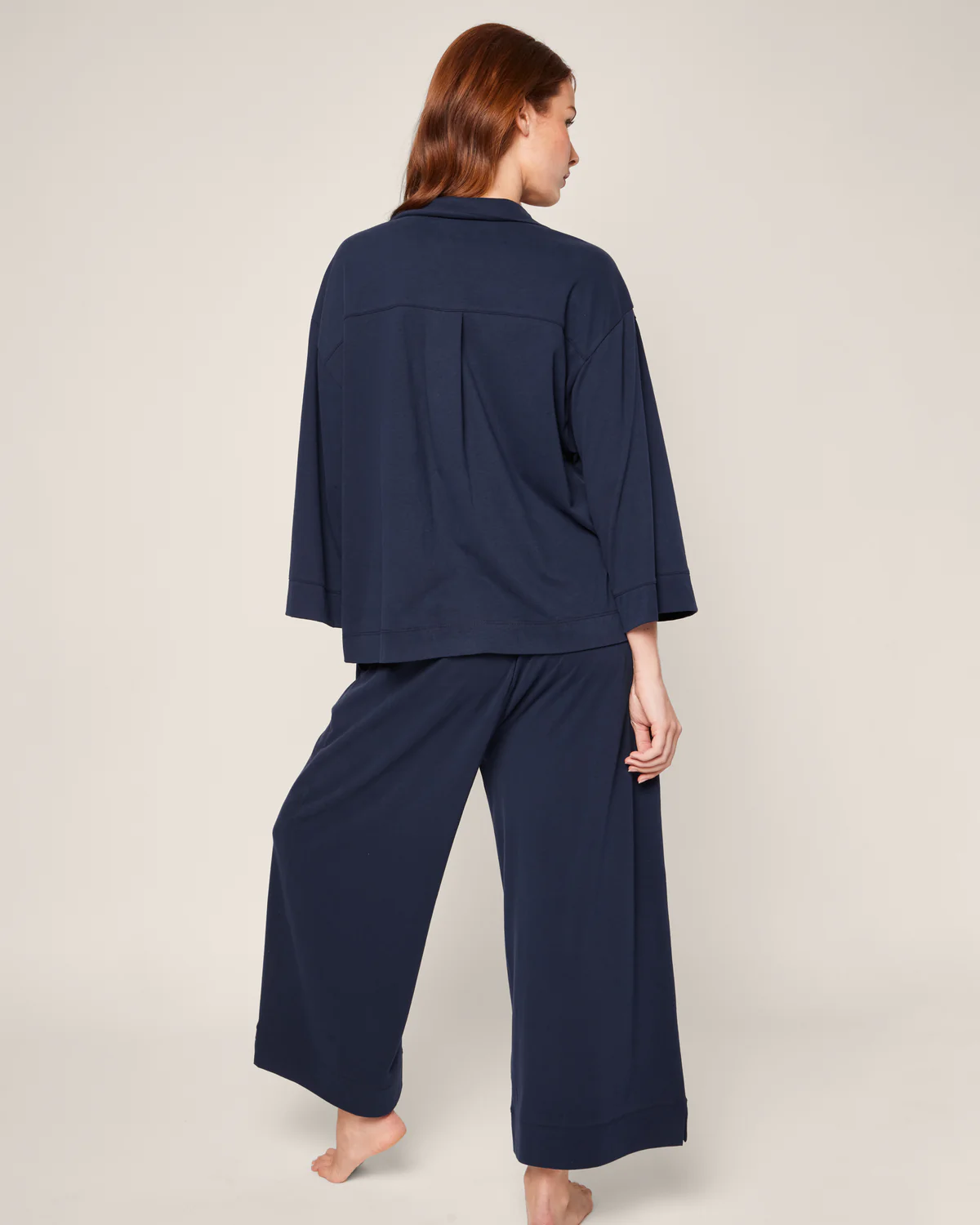 The Olivia Wide-Leg Pima Cotton Pajama Set