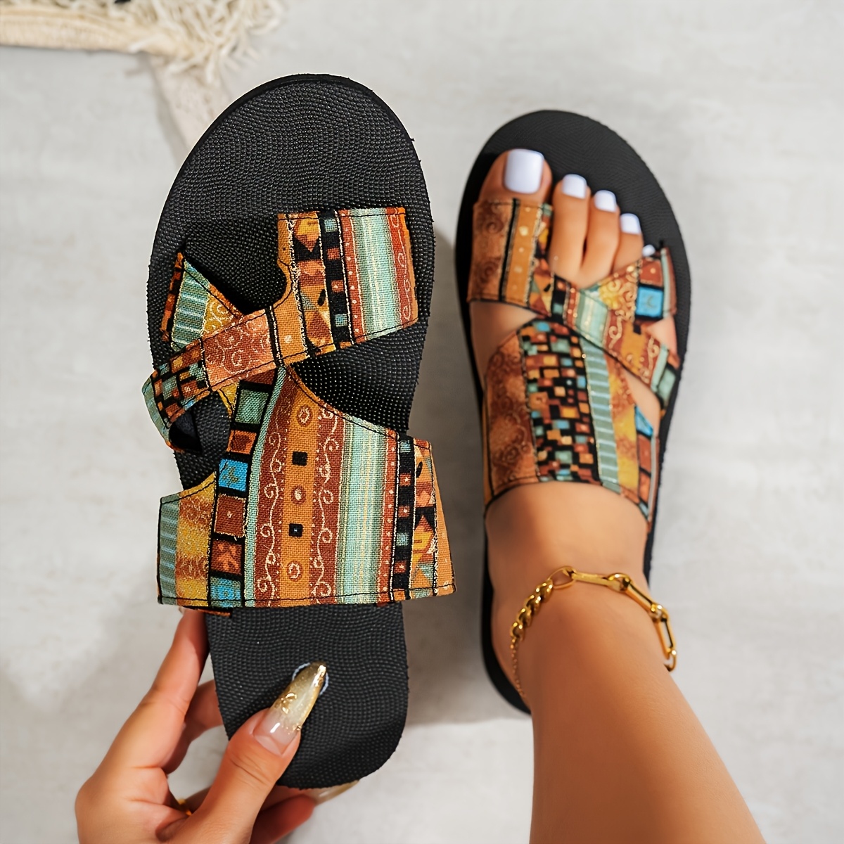 Women's Slip-On Orthopedic Breathable Bohemian Sandals 