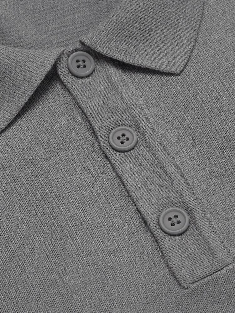 Casual Knit Polo Shirts