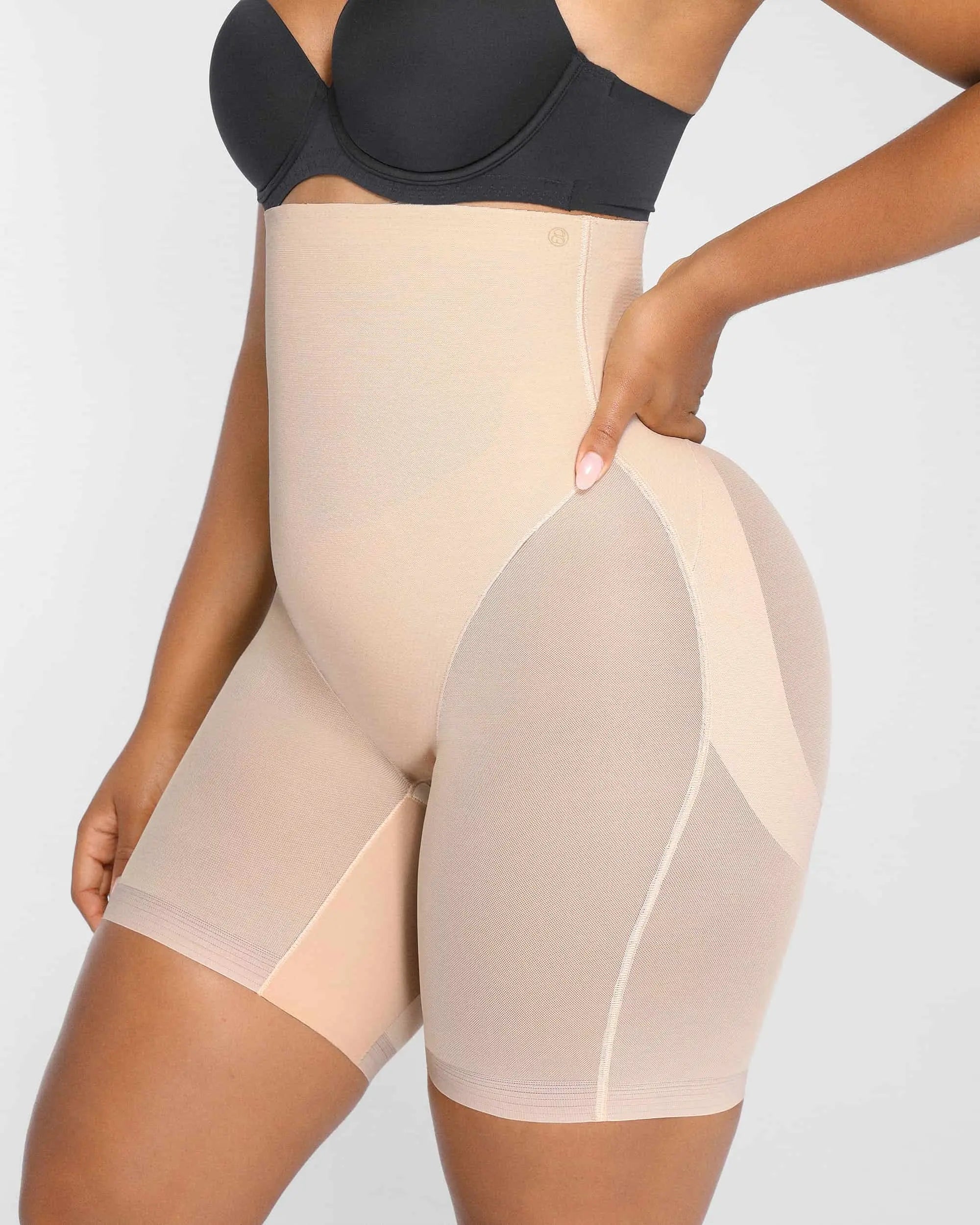 Mesh Smooth Butt-Lifting Shorts