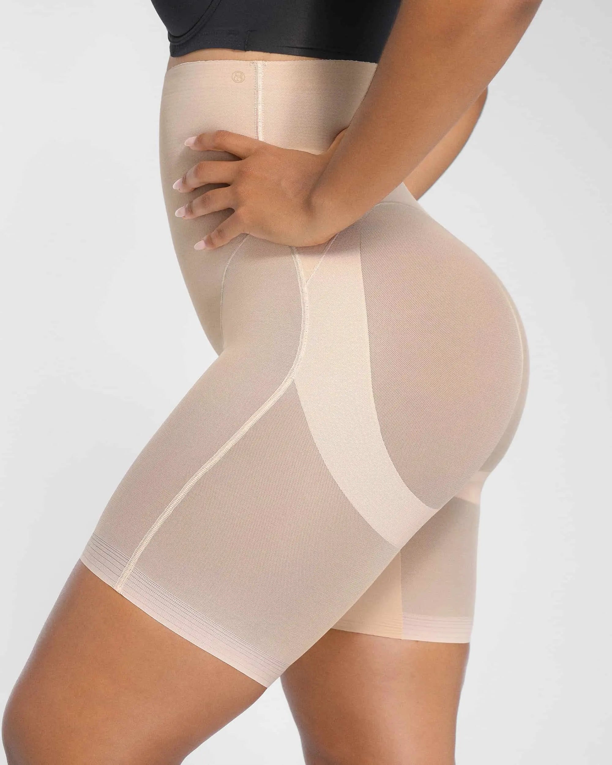 Mesh Smooth Butt-Lifting Shorts