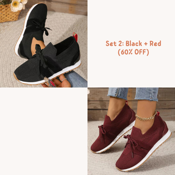 🔥Women's Breathable Flying Woven Orthopedic Sneakers (SALE 70% OFF)