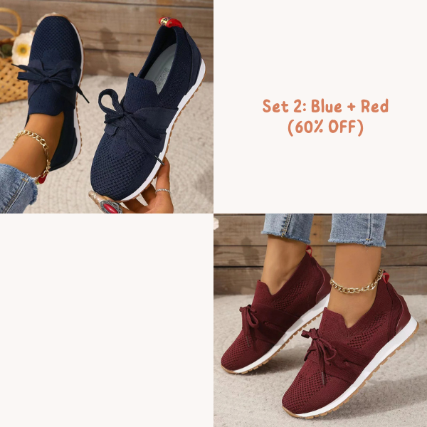 🔥Women's Breathable Flying Woven Orthopedic Sneakers (SALE 70% OFF)