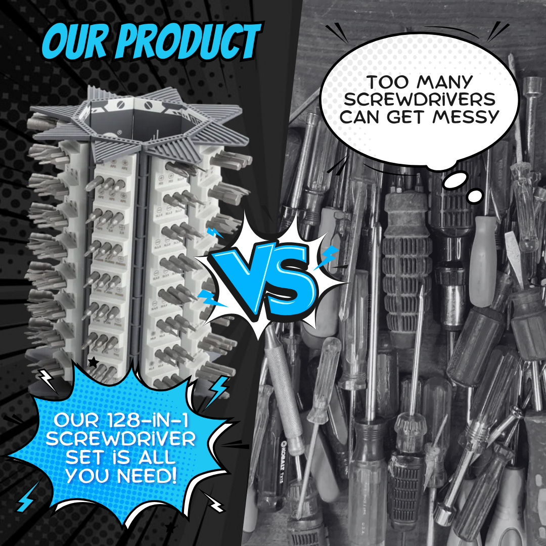 128-in-1 Universal Screwdriver Set
