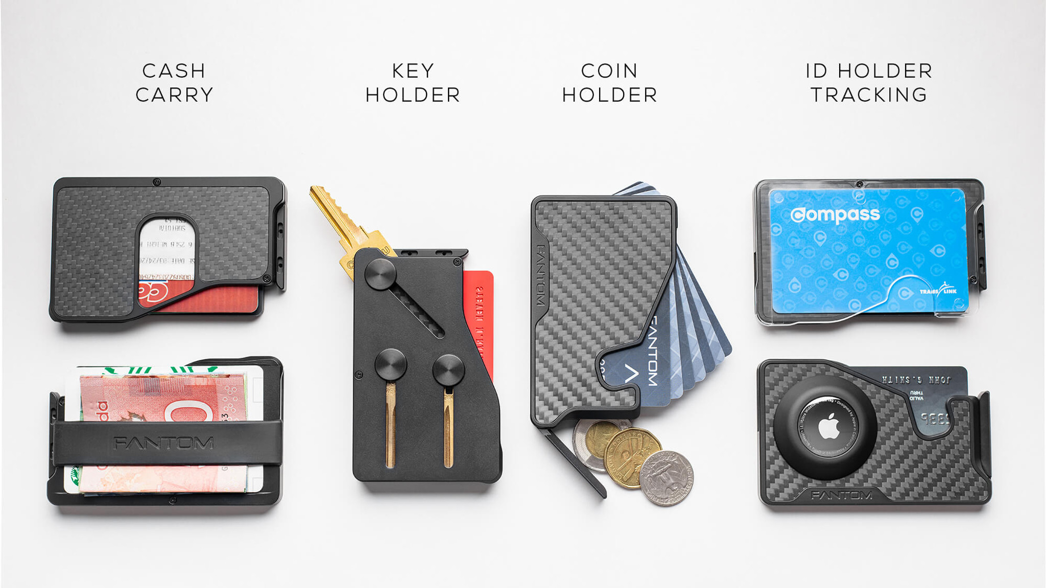 RFID ANTI-THEFT CARBON FIBRE PERFECT MINIMALIST WALLET