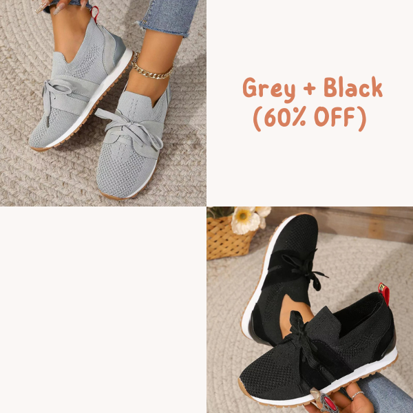 🔥Women's Breathable Flying Woven Orthopedic Sneakers (SALE 70% OFF)
