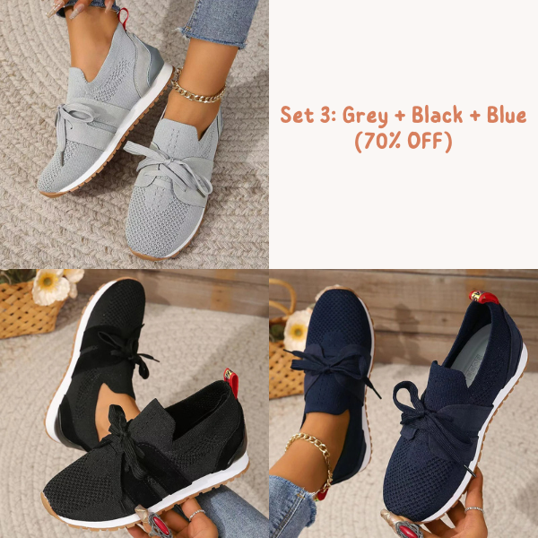 🔥Women's Breathable Flying Woven Orthopedic Sneakers (SALE 70% OFF)