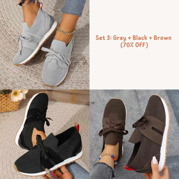 🔥Women's Breathable Flying Woven Orthopedic Sneakers (SALE 70% OFF)