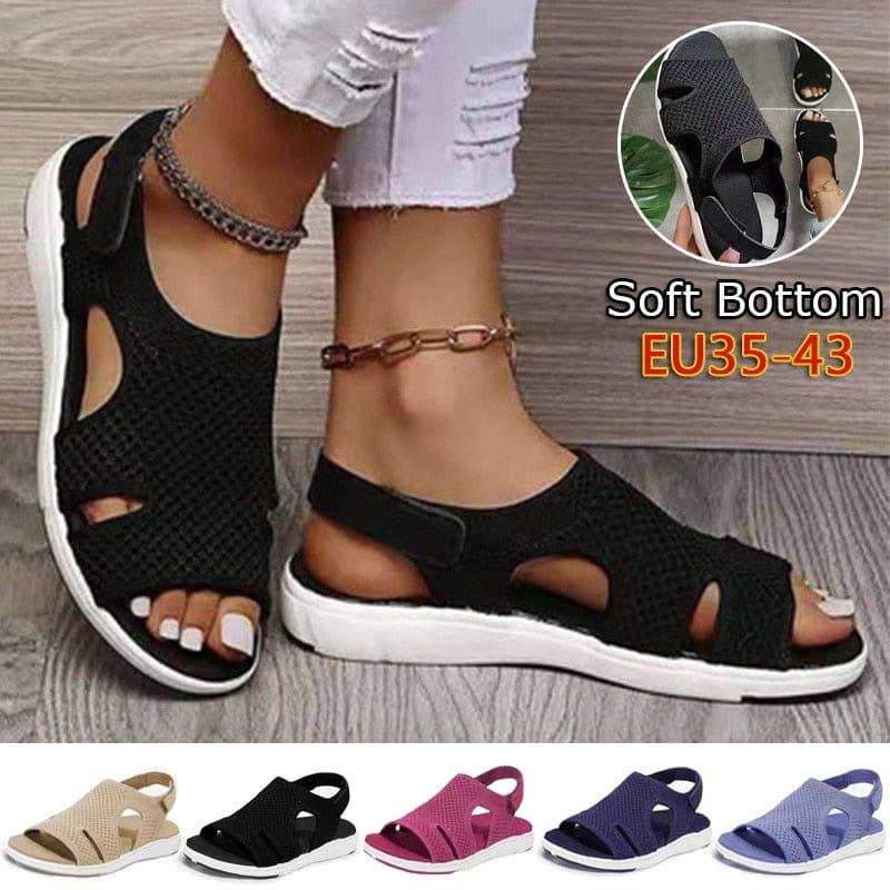 🔥LIMITED TIME SALE 48% OFF🎉 Women's Comfort Sandals for Wide Feet (BUY 2 FREE SHIPPING)