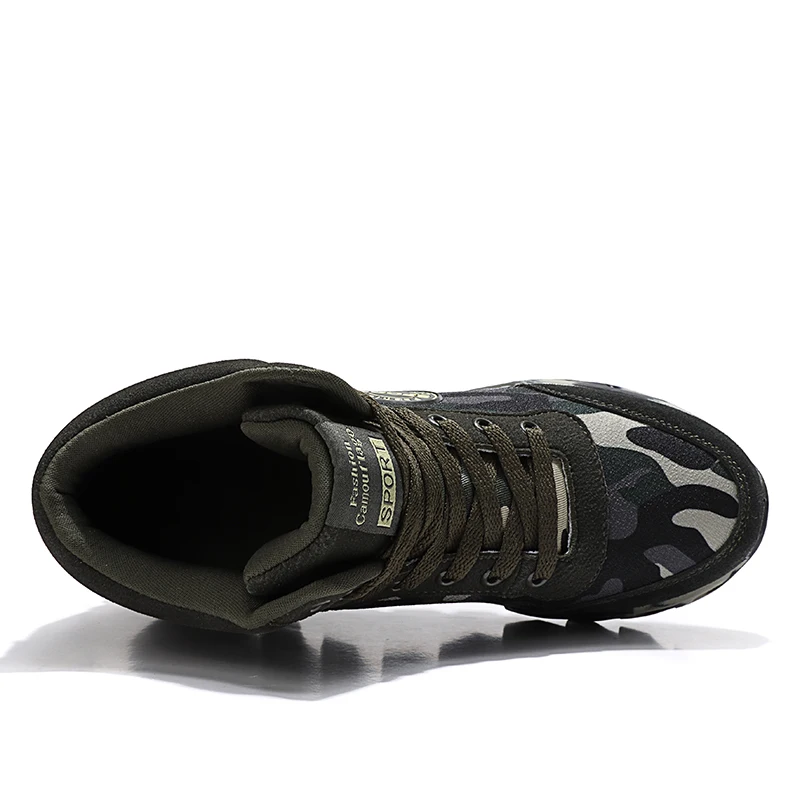 Plus Size 35-42 Fashion Women Camouflage Sneakers Hide Heel Canvas Casual Shoes Woman Platform Sneaker Women Wedge Shoes XZ122 (3)