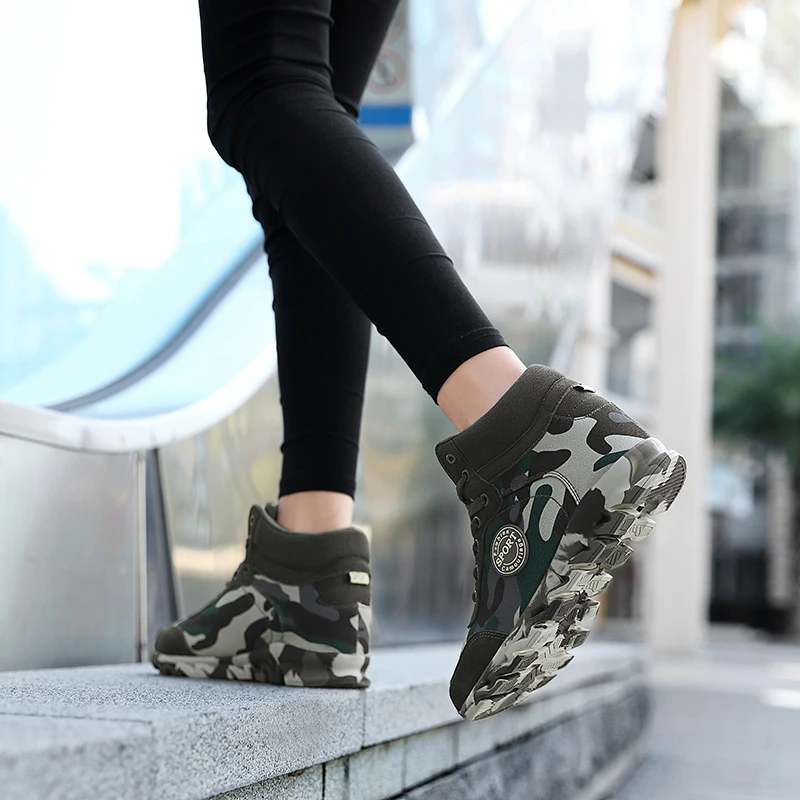 Plus Size 35-42 Fashion Women Camouflage Sneakers Hide Heel Canvas Casual Shoes Woman Platform Sneaker Women Wedge Shoes XZ122 (11)