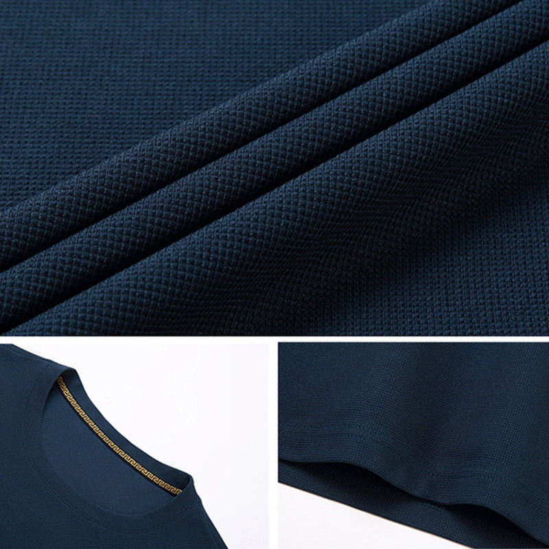 WaffleHigh stretch breathable casual T-shirt ✨Buy 2 Free shipping✨