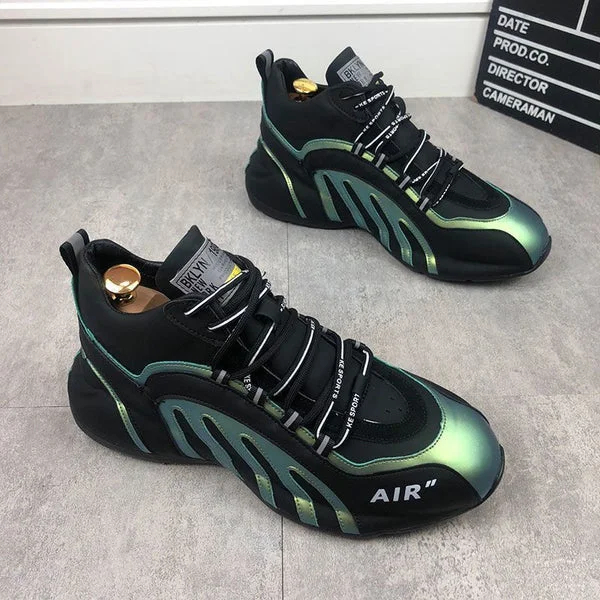 🔥LIMITED TIME OFFER: 50% OFF-Zebra-print leather sneakers